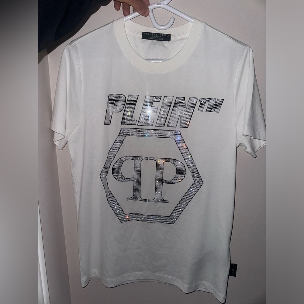 Philipp Plein Studded logo tee, Size : S.